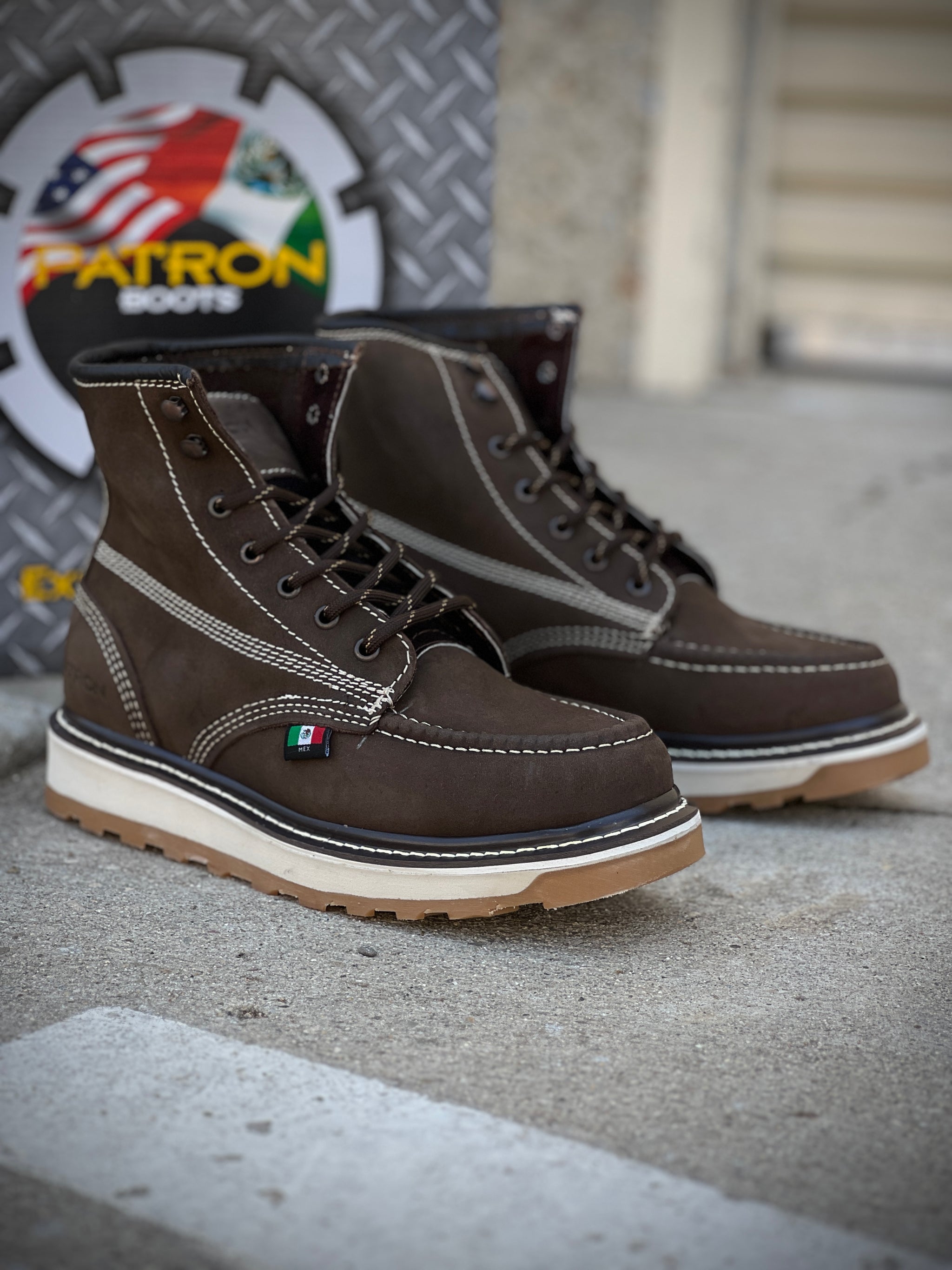 1517 Water Buck Cafe Mexico Flag | Patron Botas