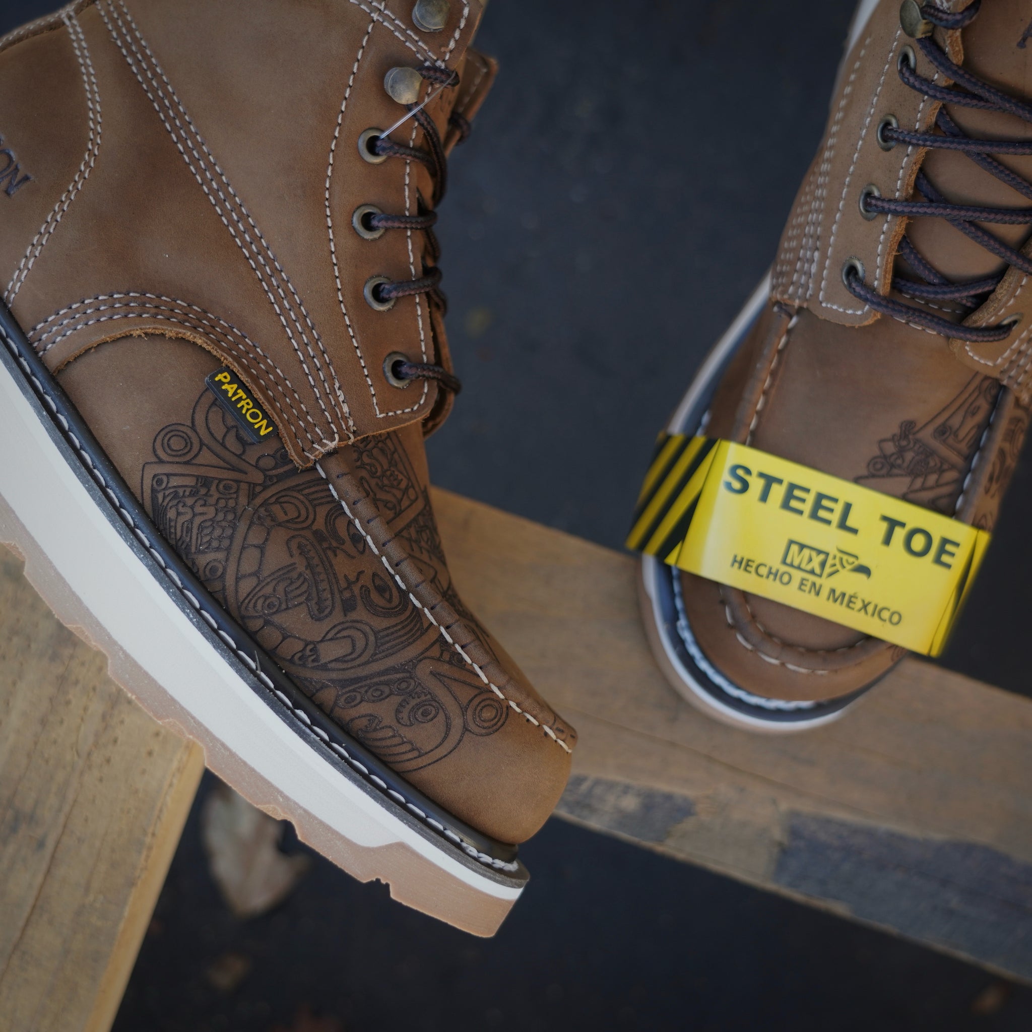 714 Steel Toe Aztec | Patron Botas