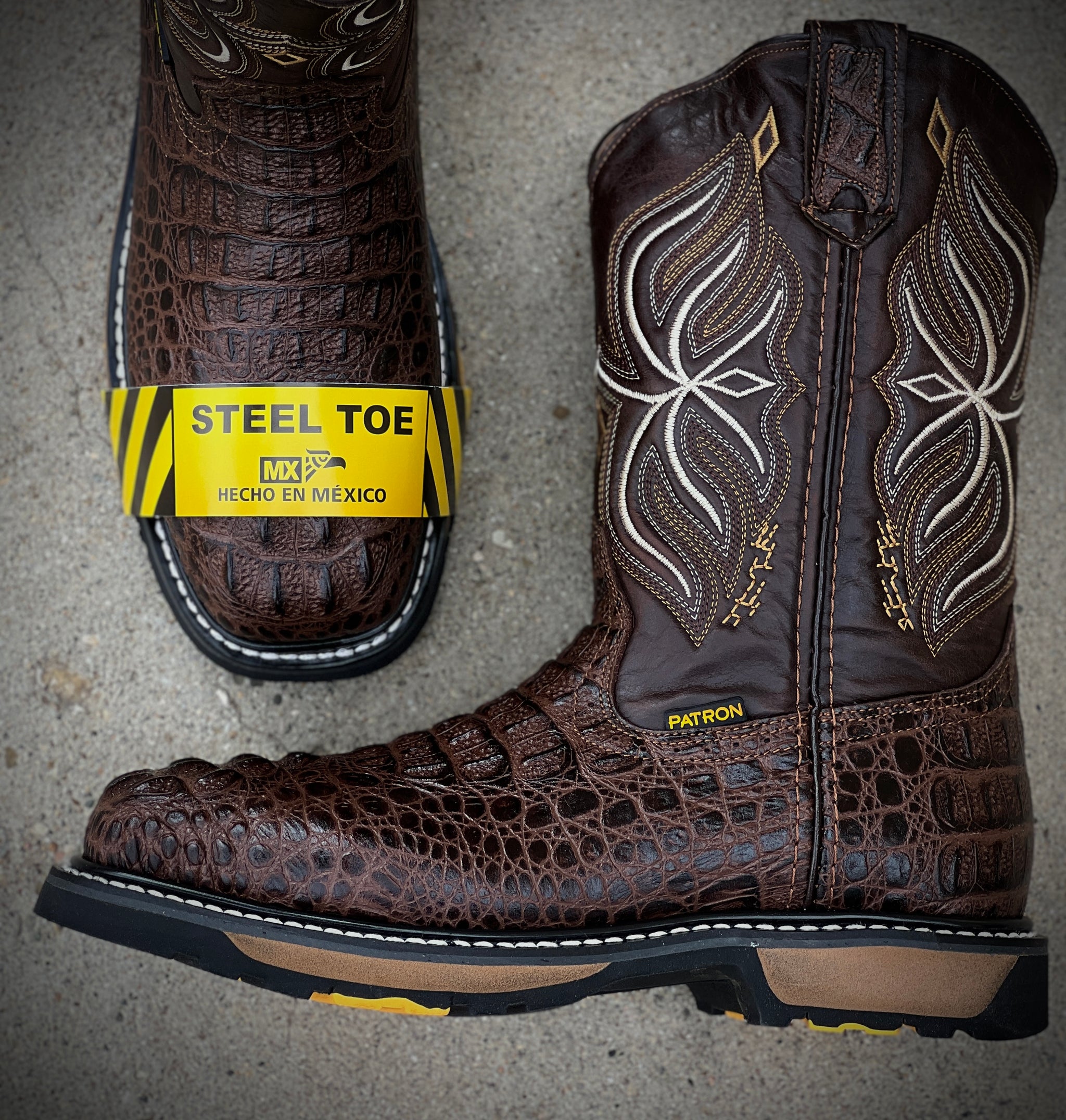 830 Nuca Moka Steel Toe | Patron Botas
