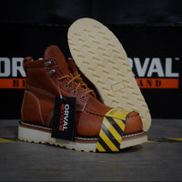 Load image into Gallery viewer, 822 Steel Toe Light Brown
