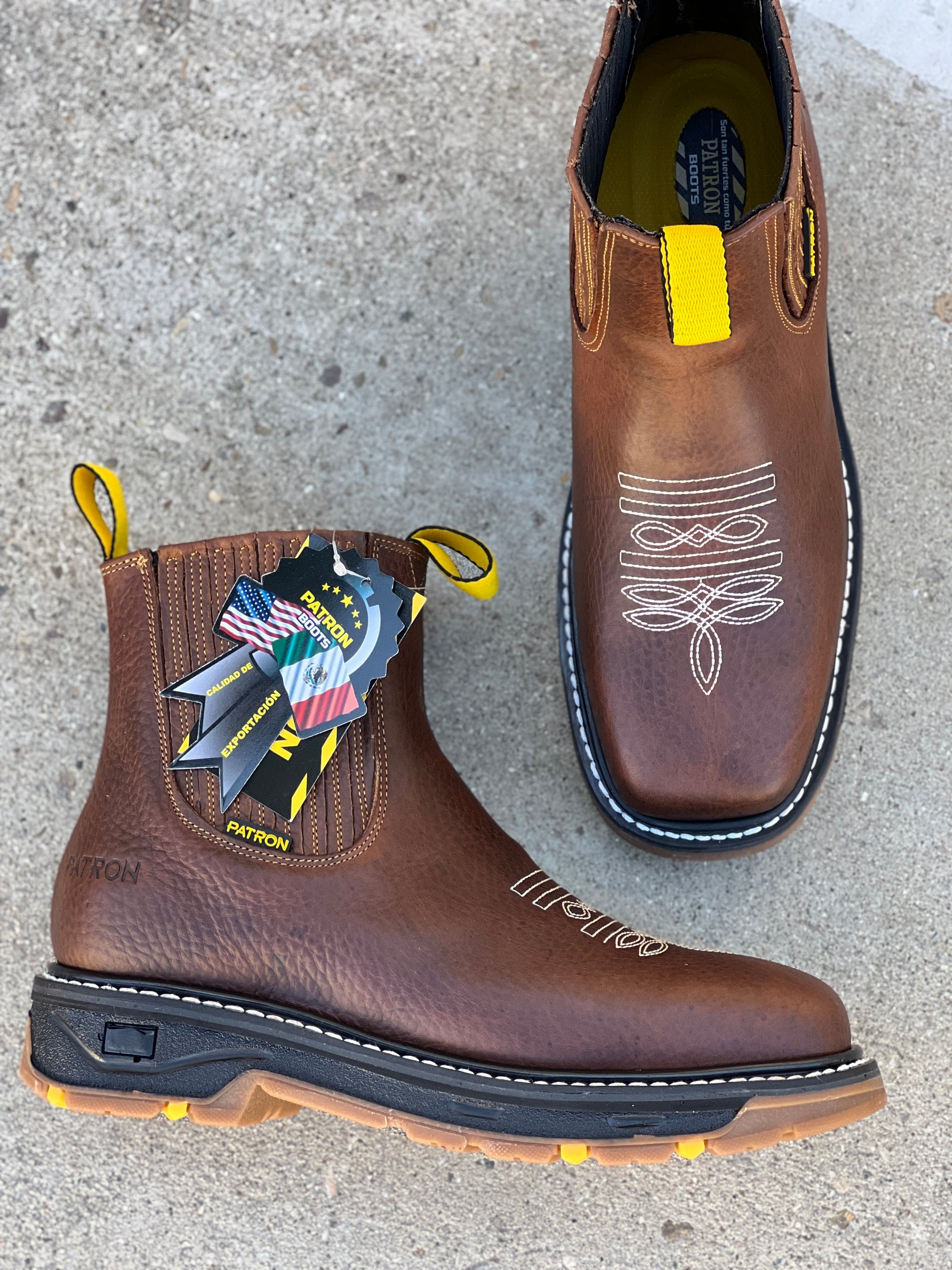 3078 Ocre | Patron Botas