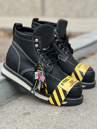 Load image into Gallery viewer, 617 S STEEL TOE BLACK
