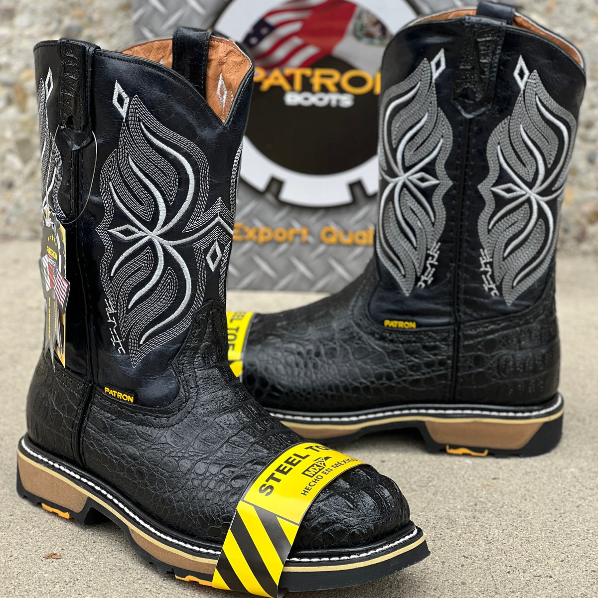 830 Nuca Black Steel Toe