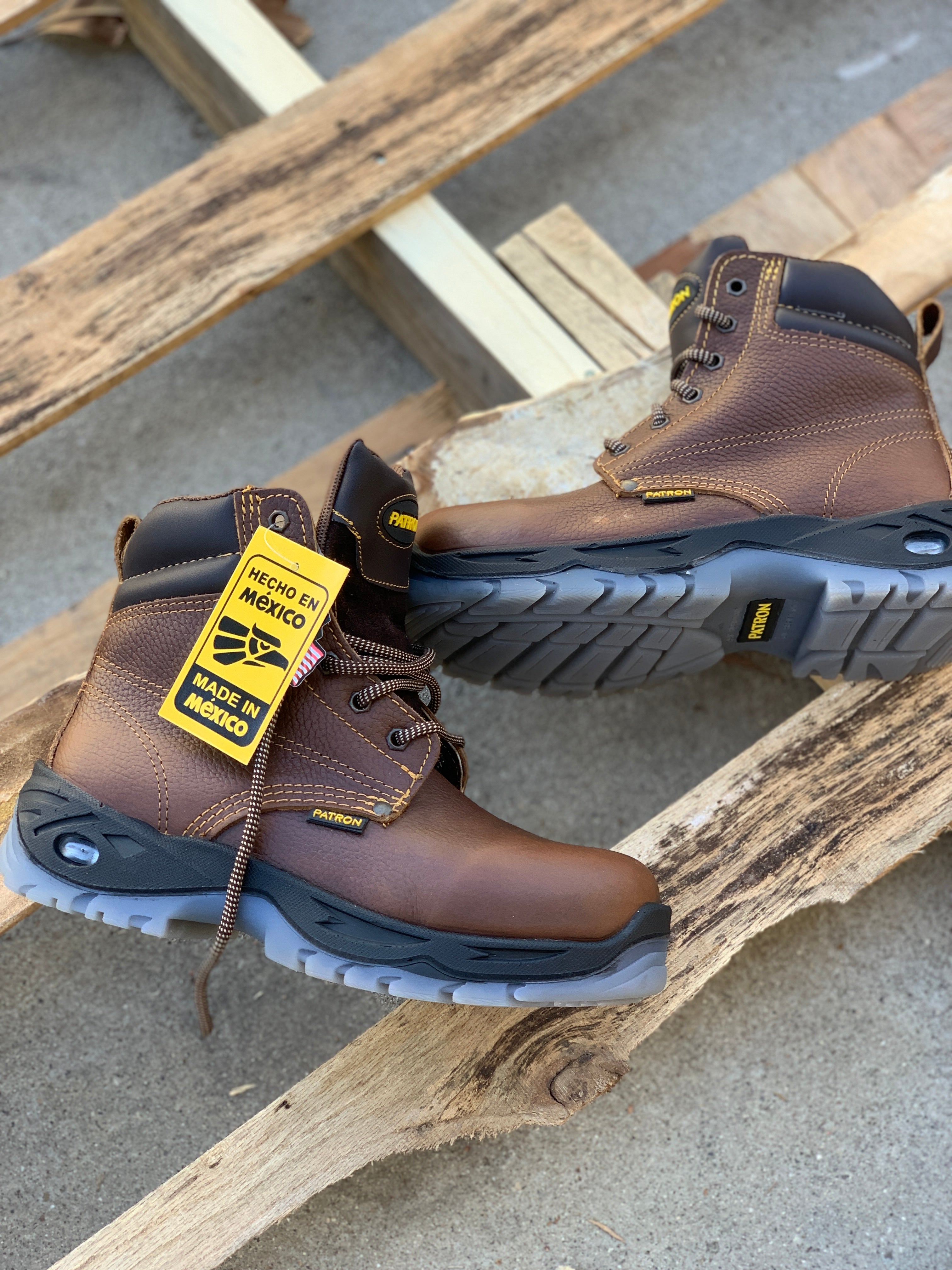 Patron steel cheap toe boots